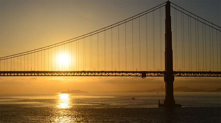 Golden Gate Bridge Sunrise